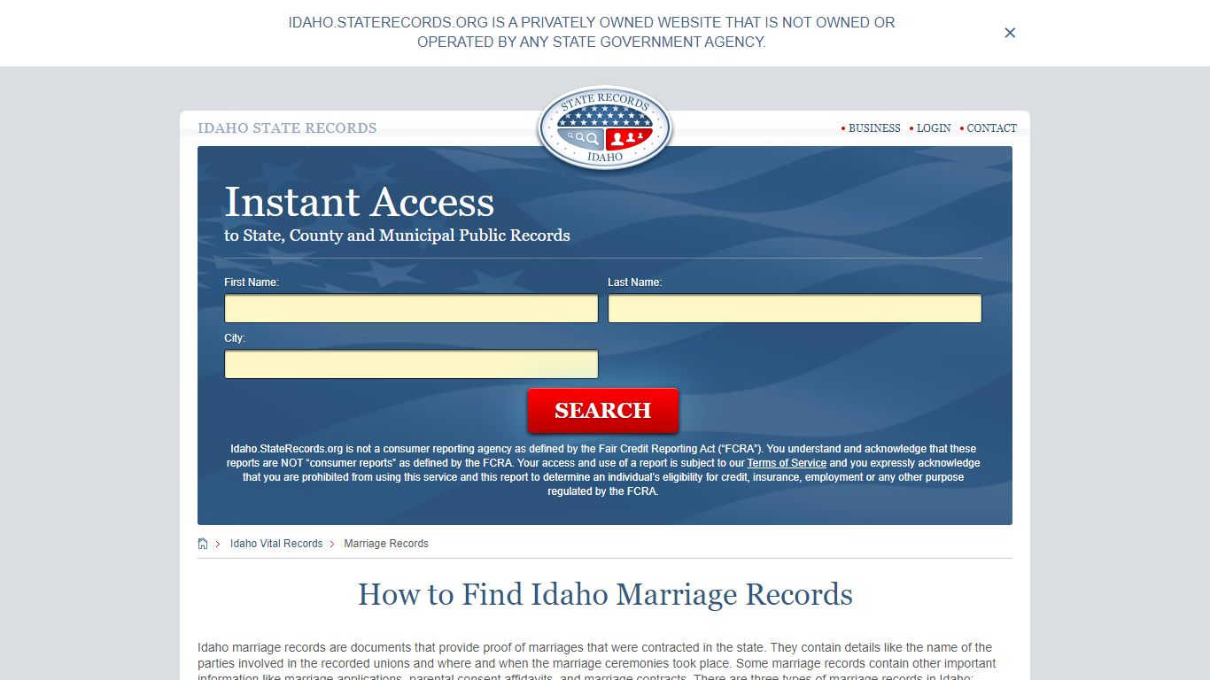 How to Find Idaho Marriage Records