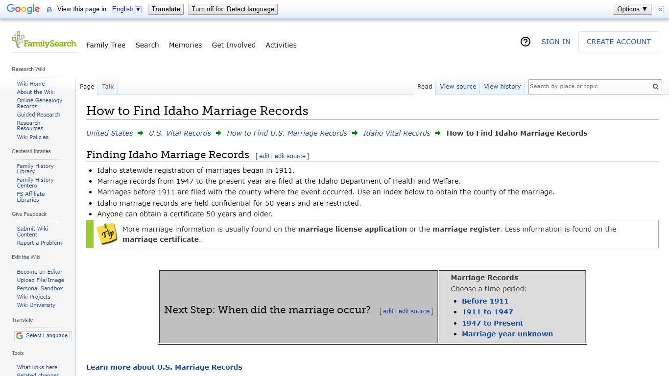 How to Find Idaho Marriage Records • FamilySearch